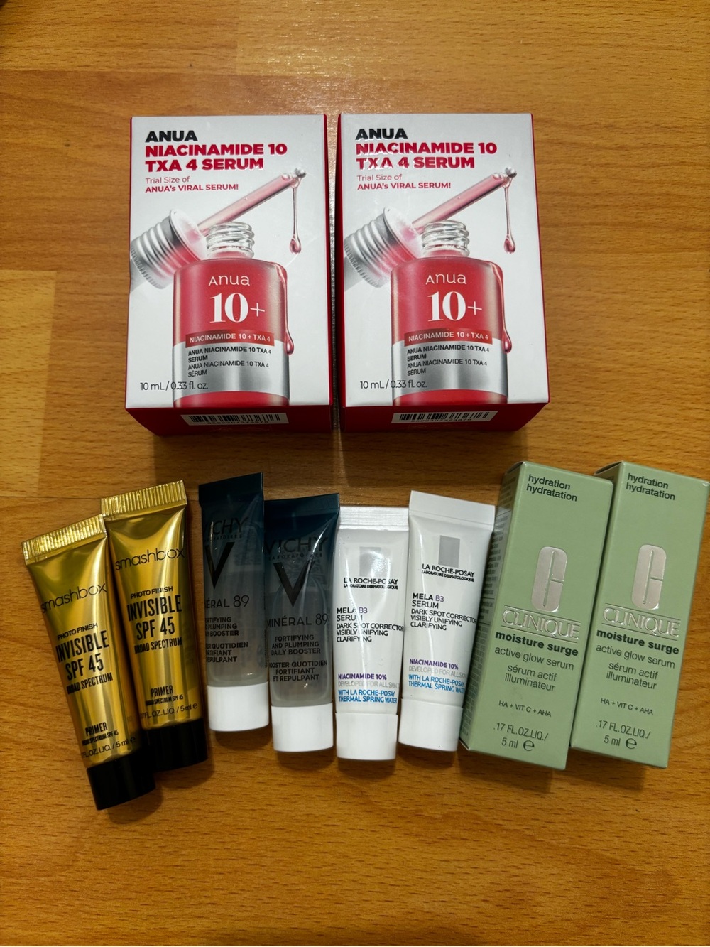 5 items x $25 - 10 piece skincare samples NEW